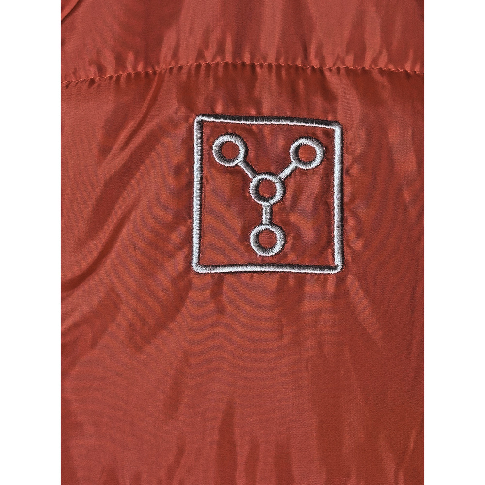 Back to the Future Vest Mens XS Orange OUTATIME California Plate Puffer Lootwear - Picture 6 of 10